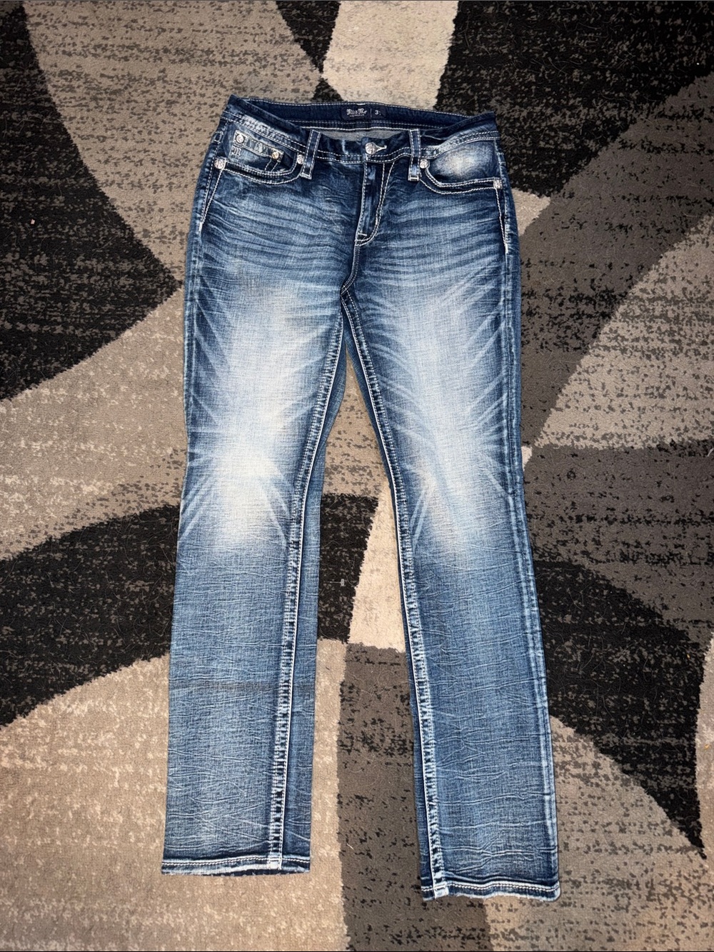 Miss Me Straight Leg Jeans 31x32